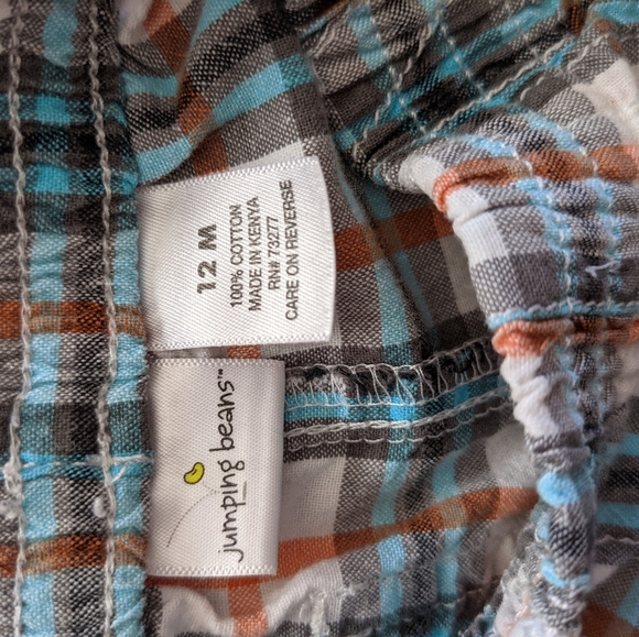 Jumping Beans plaid shorts - Picture 3 of 3